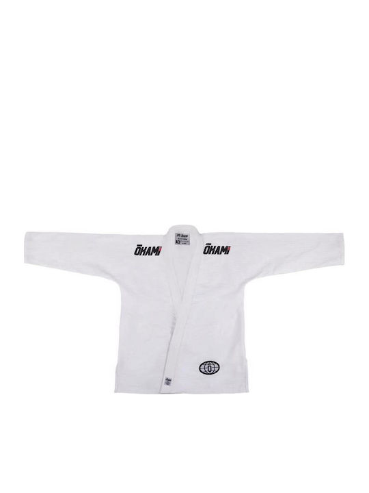 Okami Ανδρική Ζακέτα Brazilian Jiu Jitsu Λευκή