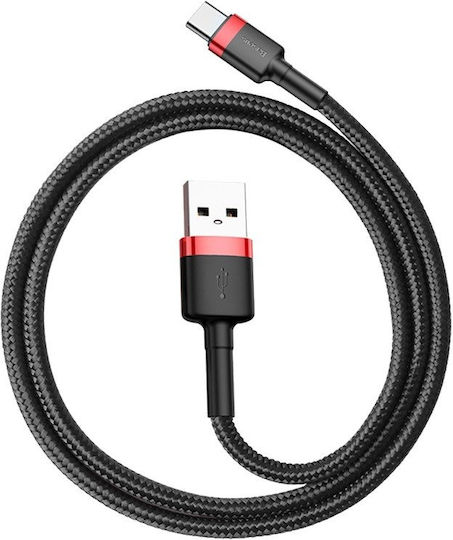 Baseus Cafule Редовна USB 2.0 Кабел USB-C мъжки - USB-C мъжки Червен 0.5м (CATKLF-A91)