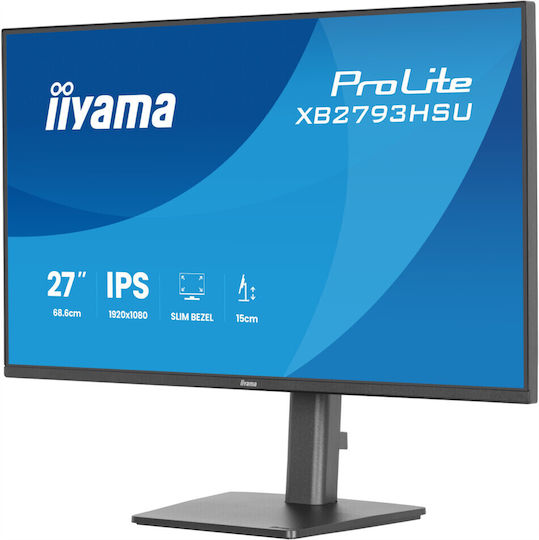 Iiyama ProLite XB2793HSU-B1 IPS Monitor 27" 1680x1050 with 4ms Response Time GTG