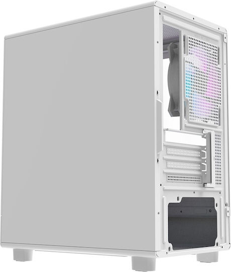 Darkflash Gaming Micro Tower Κουτί Υπολογιστή με Πλαϊνό Παράθυρο Λευκό
