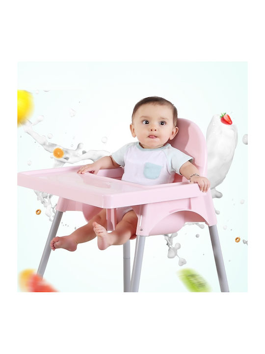 Little Mom Infant Baby Highchair Pink BH-501