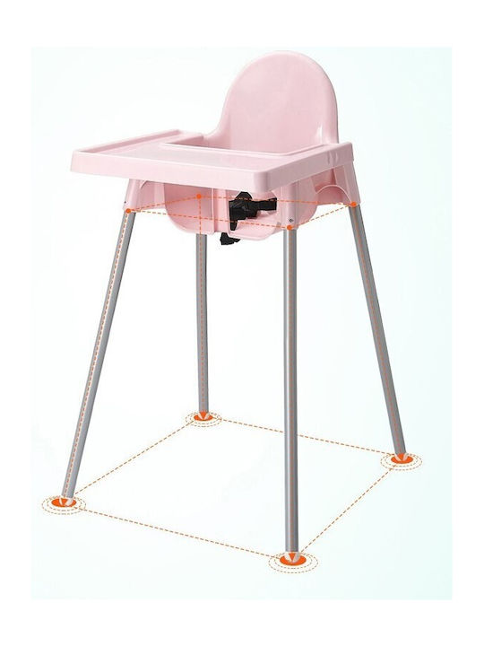 Little Mom Infant Baby Highchair Pink BH-501