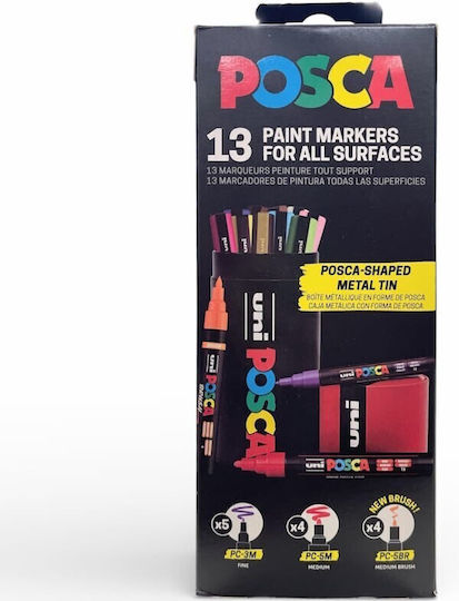 Uni-Ball Paint Μαρκαδόροι Σετ 13τμχ
