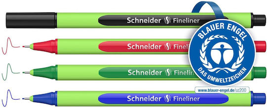 Design Markers 0.4mm Black, Blue, Red, Green 4pcs