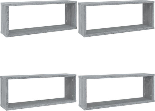 Wall Shelves (4 Pieces) 60x15x23 cm Wall Shelves (4 Pieces) 60x15x23 cm