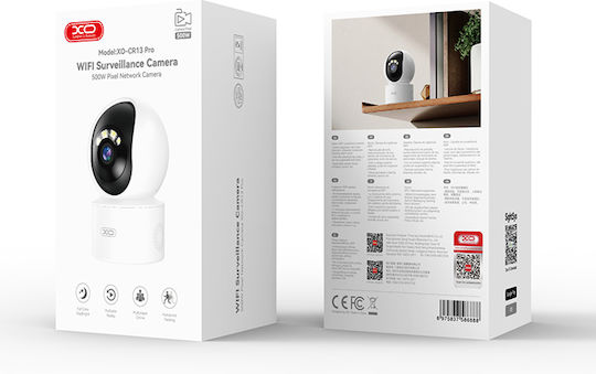 XO 249-0226 IP Камера за Наблюдение Wi-Fi Full HD+ 5MP с Двунасочна Комуникация