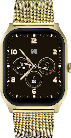 Kodak SW-7224 Smartwatch mit SIM und Herzfrequenzmesser Gold