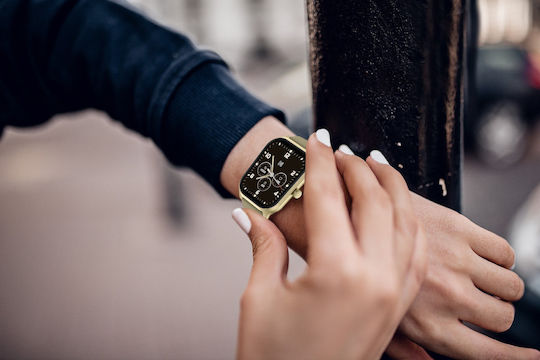 Kodak SW-7224 Smartwatch mit SIM und Herzfrequenzmesser Gold