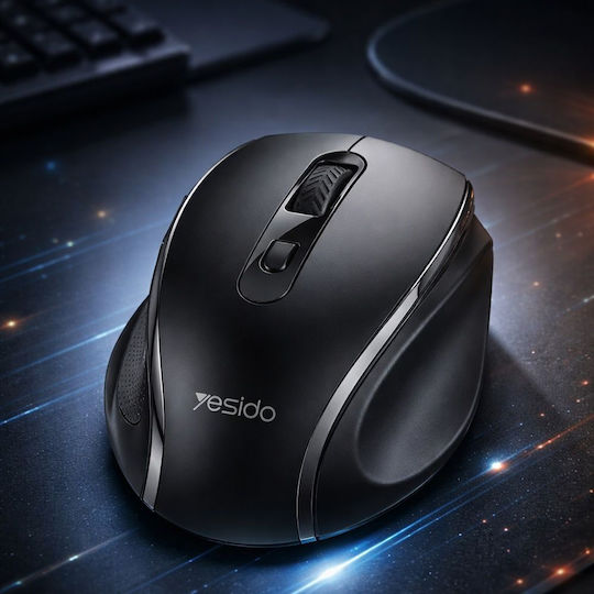 Yesido KB45 Ασύρματο Ποντίκι Μαύρο