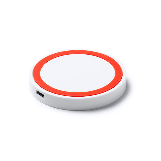 Ασύρματος Φορτιστής (Qi Pad) 5W Κόκκινος (LANDER)