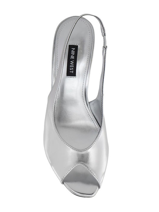 Silber Pumps