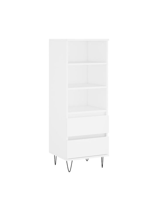 Βιβλιοθήκη Λευκό 40x36x110εκ.