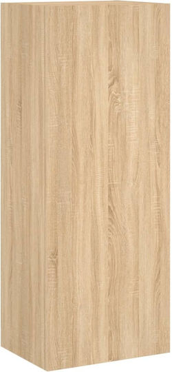 Hanging Living Room Cabinet Made of Oak Particle Board