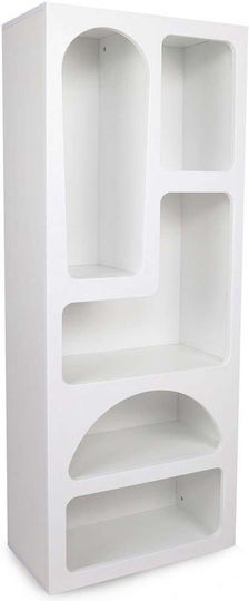 Venus White Bookcase 60x32x150cm Venus White Bookcase 60x32x150cm
