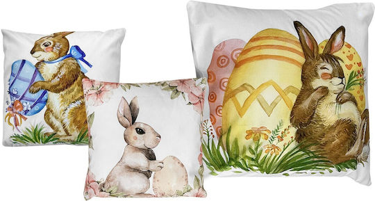 Μαξιλάρι Γεμάτο Λαγός Αυγό 45x45cm Bunny's 932240
