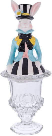 Iliadis Borcan De Prăjituri De Paște Iepuraș Ceramică 42x16x16cm (Diverse Modele/Culori)