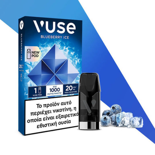 Vuse Einweg E-Zigarette 1000 Züge Blueberry Ice 2ml 20mg