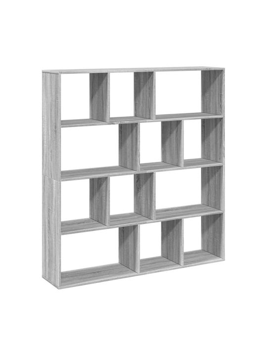 Βιβλιοθήκη Γκρι Sonoma 132x29x141.5εκ.