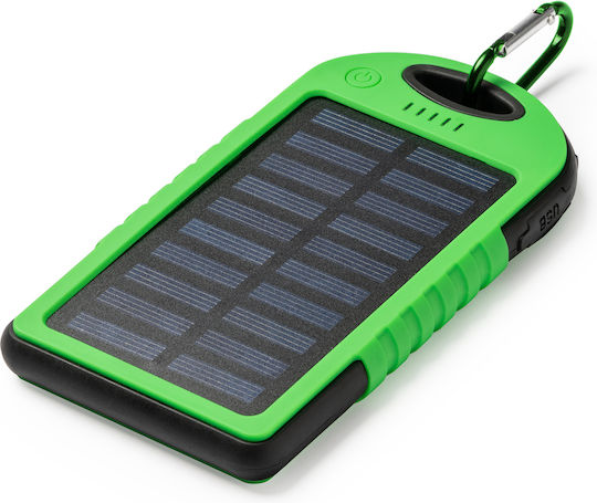DROIDE Solar Power Bank 4000mAh with USB-A Port Fern Green