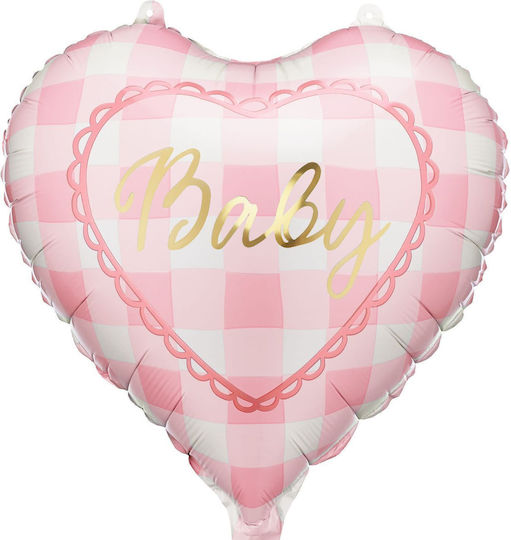 Balloon Heart Pink Baby