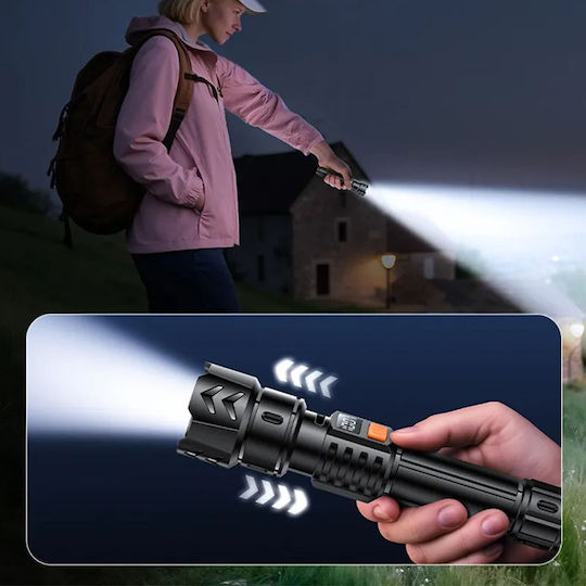 Yesido Rechargeable LED Flash Light with Maximum Brightness 220lm