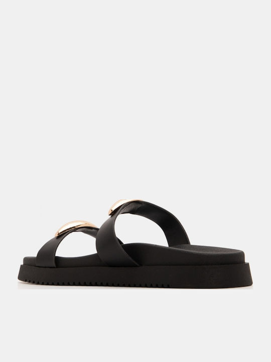 Γυναικεία Σανδάλια Flatforms Μαύρα