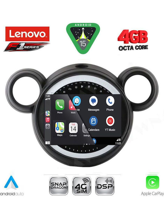 Lenovo Lenovo Auto-Audiosystem für Mini Countryman / Paceman 2010-2016 mit Touchscreen 9" Bluetooth USB WiFi GPS Apple CarPlay Android Auto