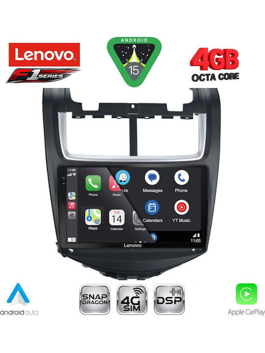 Lenovo Car Audio System for Chevrolet Aveo 2014-2017 Bluetooth USB WiFi GPS Apple CarPlay Android Auto with 9" Touch Screen