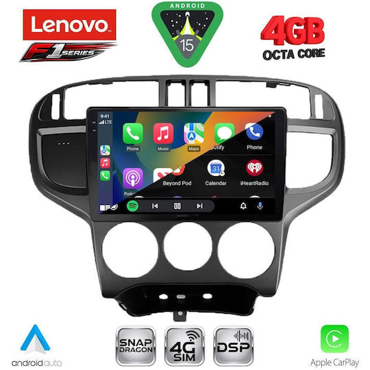 Lenovo Car Audio System for Hyundai Matrix 2001-2010 Bluetooth USB WiFi GPS Apple CarPlay Android Auto with 9" Touch Screen