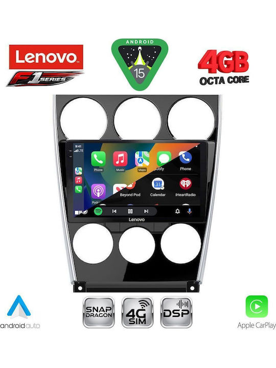 Lenovo Car Audio System for Mazda 6 2005-2008 Bluetooth USB WiFi GPS Apple CarPlay Android Auto with 9" Touch Screen