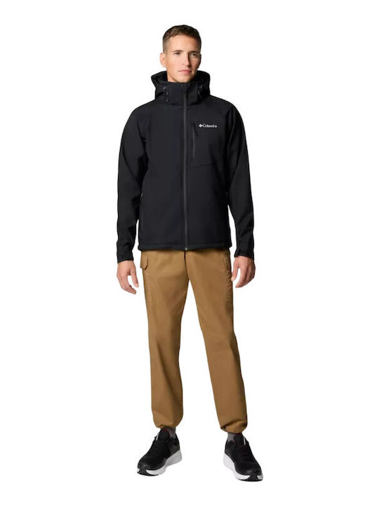 Cascade Ridge Iii Winter Jacket Softshell Waterproof and Windproof Black