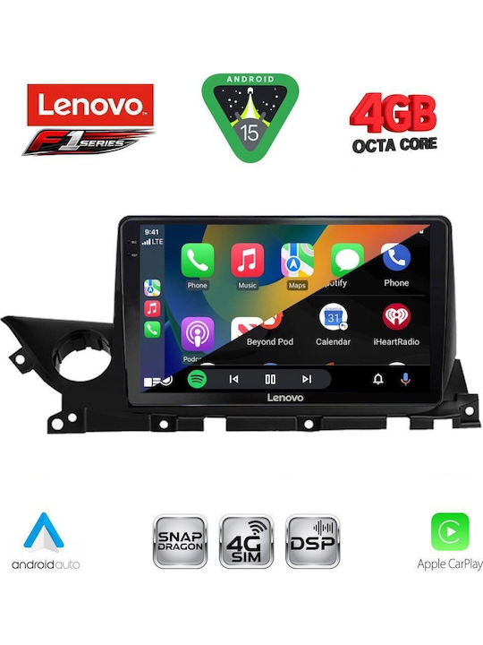 Lenovo Car Audio System for Mazda 6 2021 (Bluetooth/USB/WiFi/GPS/Apple CarPlay/Android Auto) with 9" Touch Screen