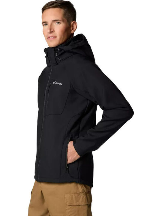 Cascade Ridge Iii Winter Jacket Softshell Waterproof and Windproof Black