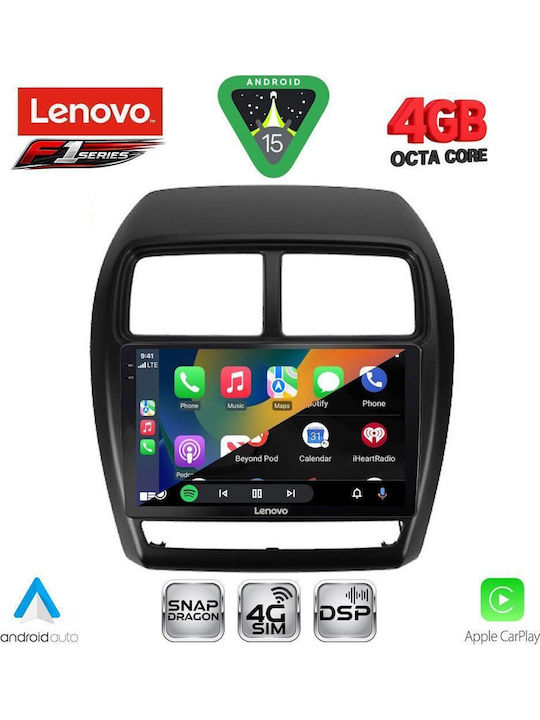 Lenovo Car Audio System for Mitsubishi Asx 2020-2023 (Bluetooth/USB/WiFi/GPS/Apple CarPlay/Android Auto) with 9" Touch Screen