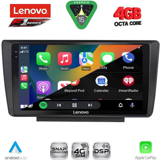 Lenovo Car Audio System for Skoda Octavia 2005-2012 Bluetooth USB WiFi GPS Apple CarPlay Android Auto with 9" Touch Screen