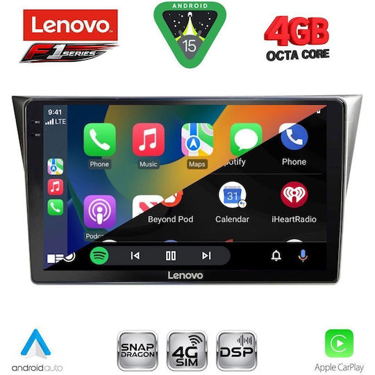 Lenovo Car Audio System for Subaru Impreza 2002-2008 Bluetooth USB WiFi GPS Apple CarPlay Android Auto with 9" Touch Screen