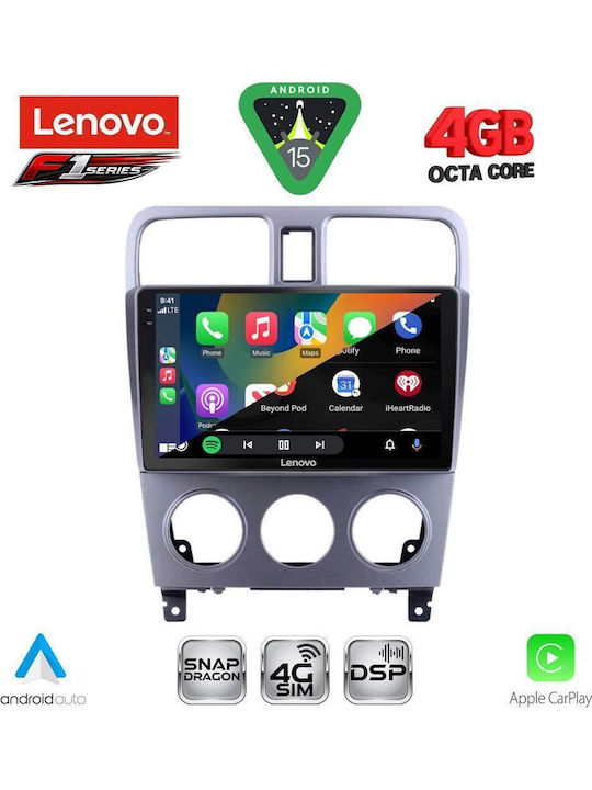 Lenovo Car Audio System for Subaru Forester 2002-2008 Bluetooth USB WiFi GPS Apple CarPlay Android Auto with 9" Touch Screen