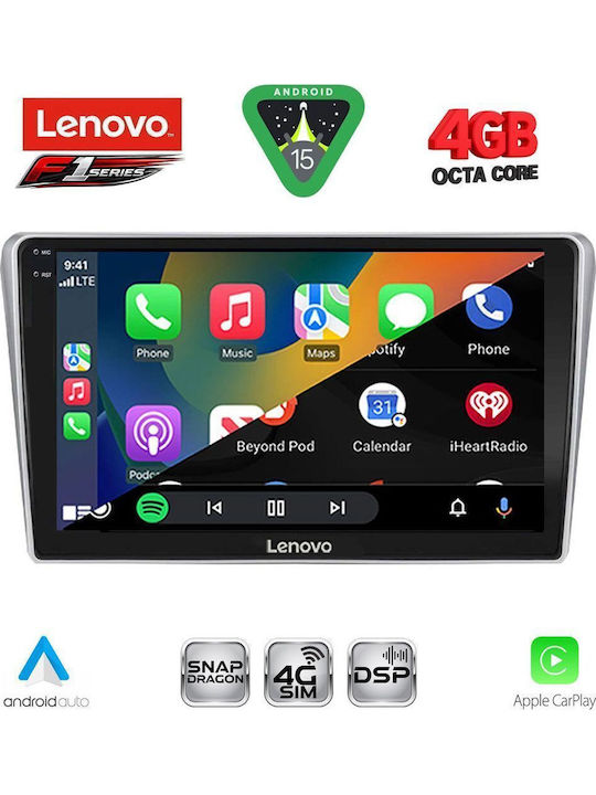 Lenovo Car Audio System for Toyota Avensis 2003-2009 Bluetooth USB WiFi GPS Apple CarPlay Android Auto with 9" Touch Screen