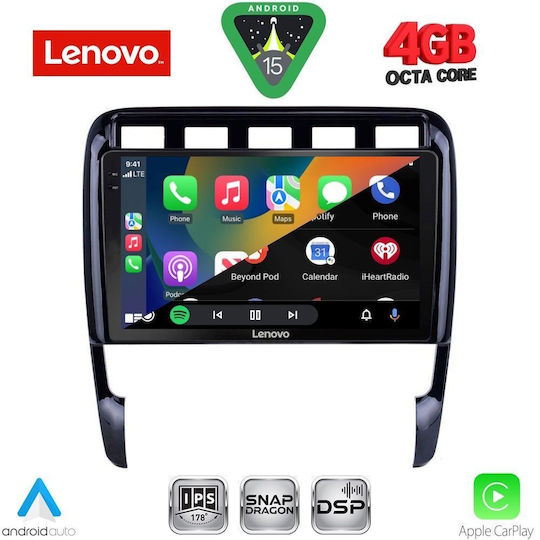 Lenovo Ηχοσύστημα Αυτοκινήτου για Porsche Cayenne 2002-2011 (Bluetooth/USB/WiFi/GPS/Apple-Carplay/Android-Auto) με Οθόνη Αφής 9"