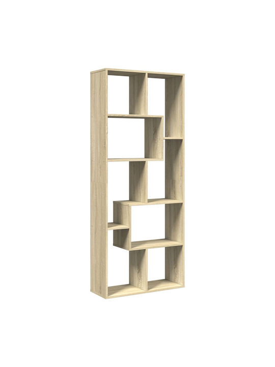 Bookcase Brown 67x25x161.5cm