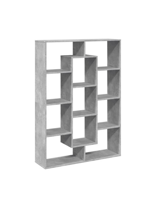 Bibliotecă Gri Beton 102x29x143 cm