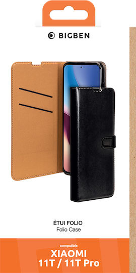 Bigben Case Xiaomi 11t 11t Pro Stand Function Built-in Card Holder Black
