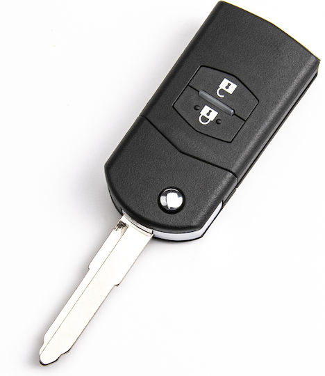 Autoschlüsselhülle mit Schlüsselblatt ohne Tasten für Mazda