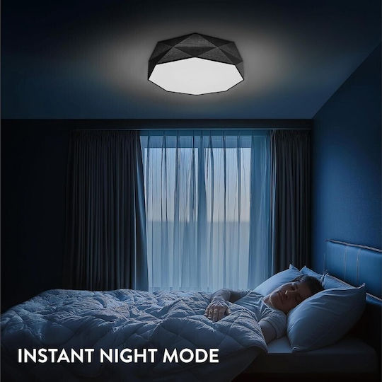 Navaris Lumină De Tavan Montată 52cm Led Cu Telecomandă