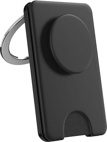 Popsockets Magsafe Suport Smartphone Popwallet Ediție Premium Negru