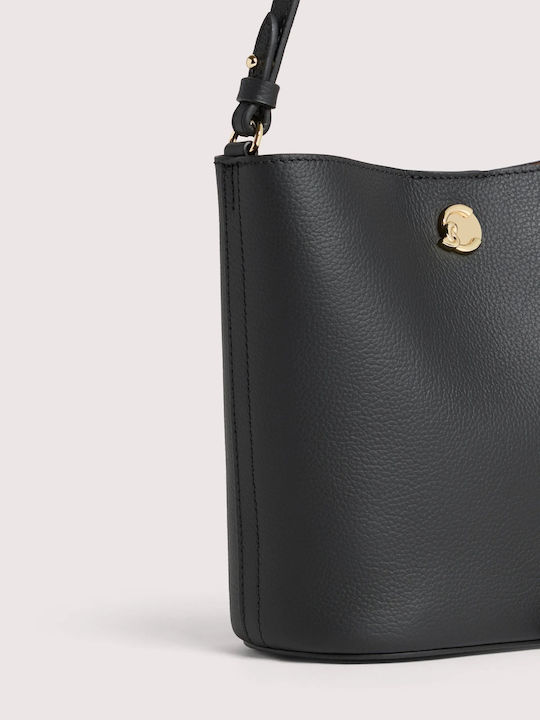 Leather Women's Shoulder Bag Black