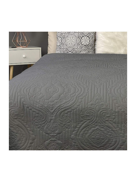 Homelevel Κουβερλί Υπέρδιπλο Gray 240x260cm