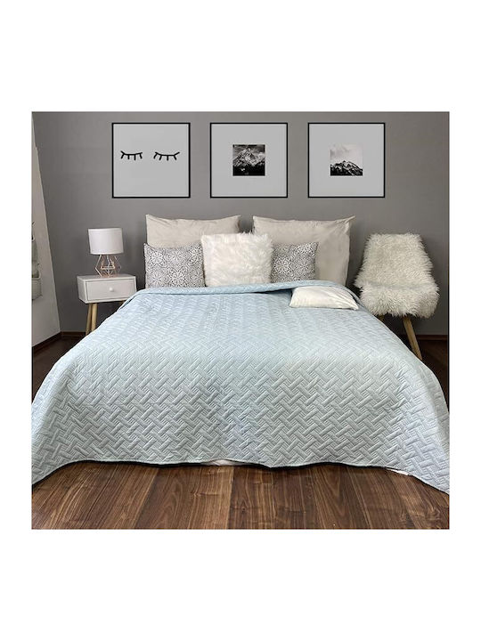 Homelevel Κουβερλί Διπλό Mint Green 200x220cm