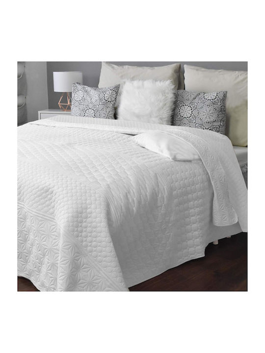 Homelevel Double Coverlet White 240x260cm