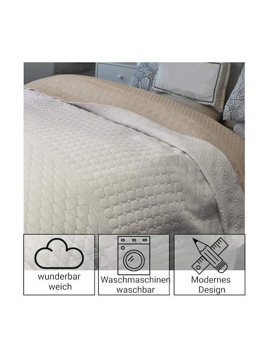 Homelevel Tagesdecken Einzelbeige 170x220cm